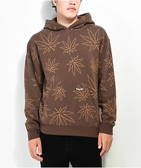 HUF Plantlife Brown Hoodie
