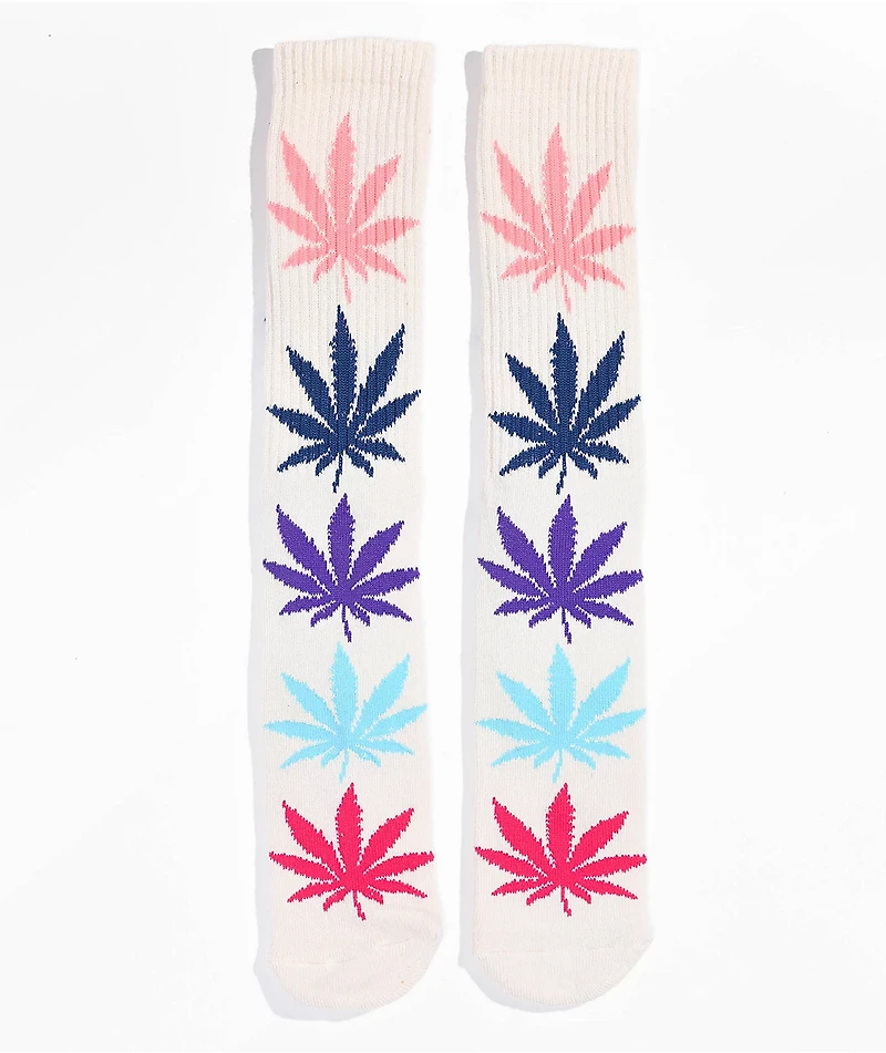 HUF Plantlife Cream Multi Crew Socks
