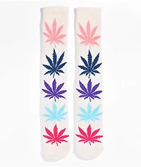 HUF Plantlife Cream Multi Crew Socks