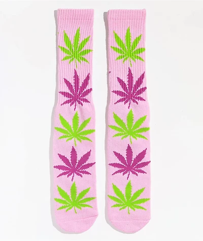 HUF Plantlife Flair Pink Crew Socks