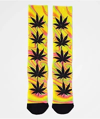 HUF Plantlife Good Trip Blazing Yellow Crew Socks