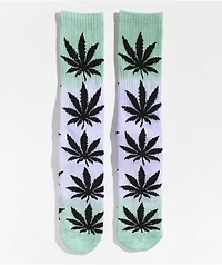 HUF Plantlife Green Tie Dye Crew Socks