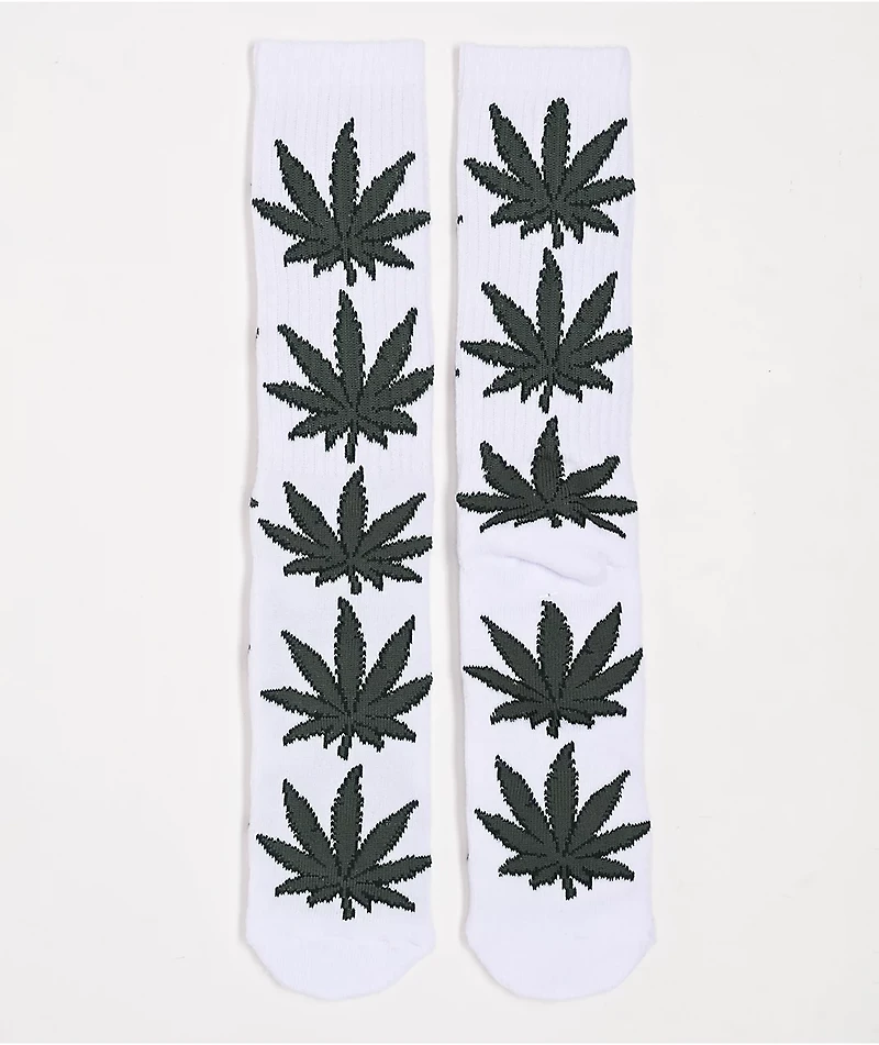 HUF Plantlife Shadow White Crew Socks