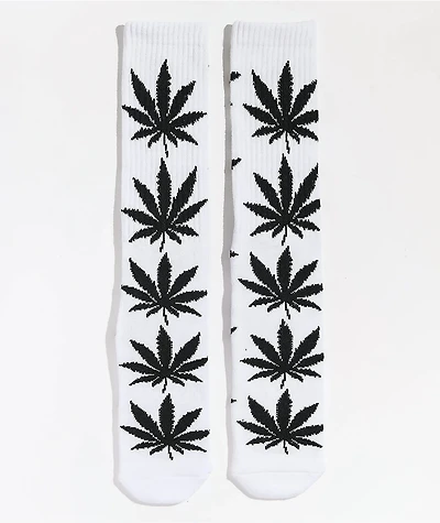 HUF Plantlife White & Black Crew Socks