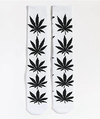 HUF Plantlife White & Black Crew Socks