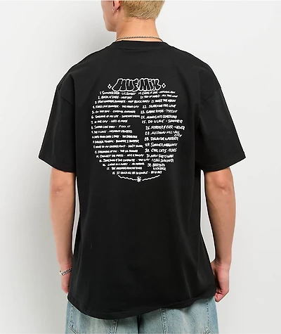 HUF Playlist Black T-Shirt