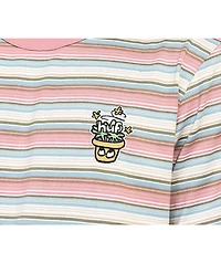 HUF Pot Head Cream Stripe T-Shirt