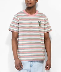 HUF Pot Head Cream Stripe T-Shirt