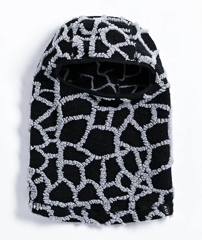 HUF Quake High Pile Black Balaclava