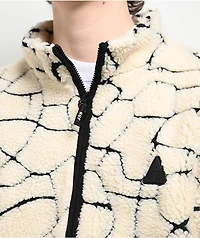 HUF Quake Natural Fleece Zip Jacket