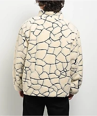 HUF Quake Natural Fleece Zip Jacket