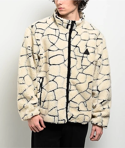 HUF Quake Natural Fleece Zip Jacket