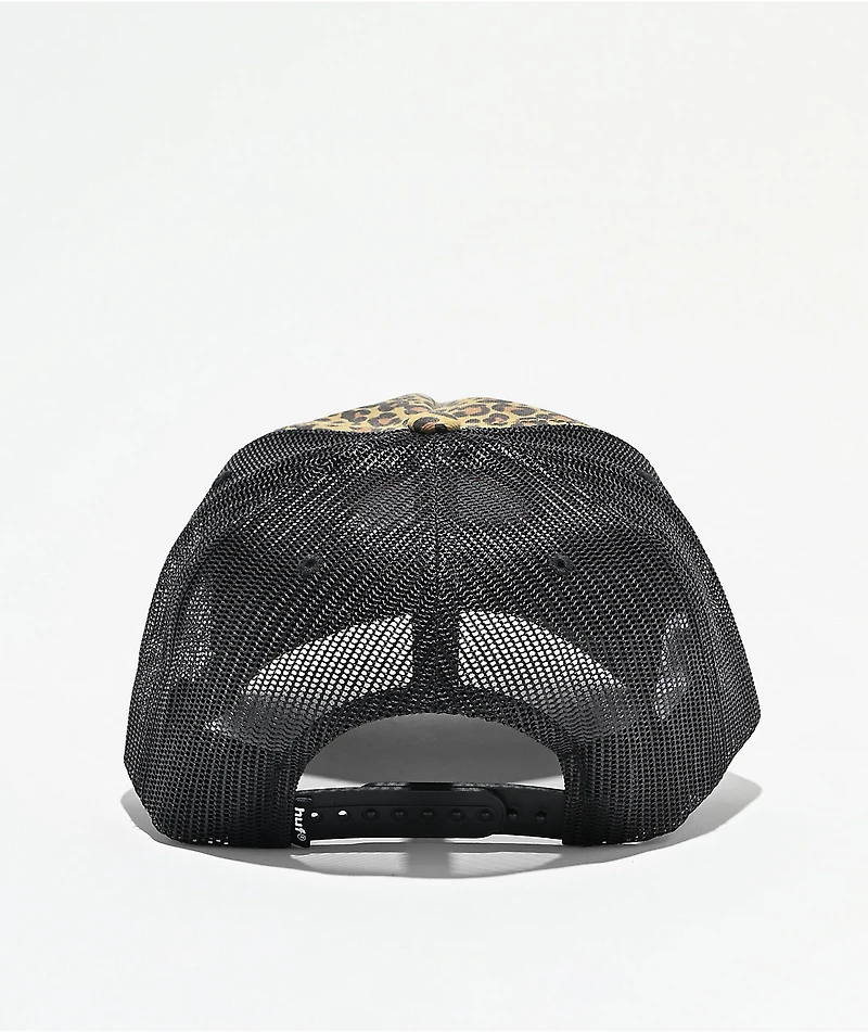 HUF Safari Leopard Trucker Hat