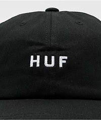 HUF Set OG Black Strapback Hat