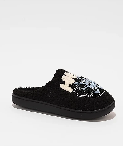 HUF Snow Angel Black Fuzzy Slippers