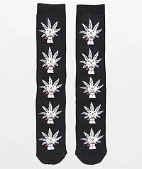 HUF Snow Buddy Black & White Crew Socks