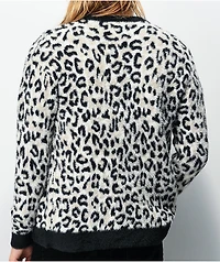 HUF Snow Leopard White Cardigan