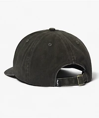 HUF Sol Black Wash Denim Strapback Hat