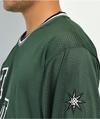 HUF Star Green & White Hockey Jersey