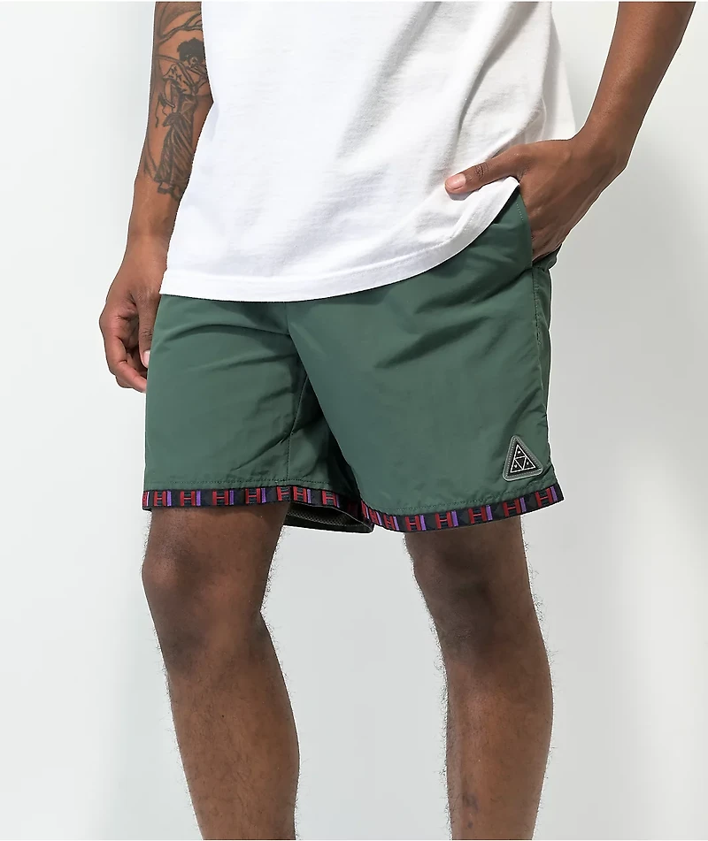 HUF Teton Green Tech Shorts