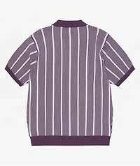HUF Trace Stripe Moss Knit Polo Shirt
