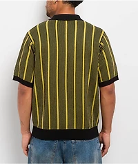 HUF Trace Stripe Moss Knit Polo Shirt
