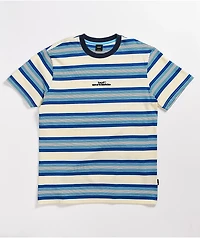 HUF Travis Blue & White Stripe Knit T-Shirt