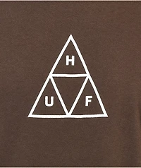 HUF Triple Triangle Brown T-Shirt