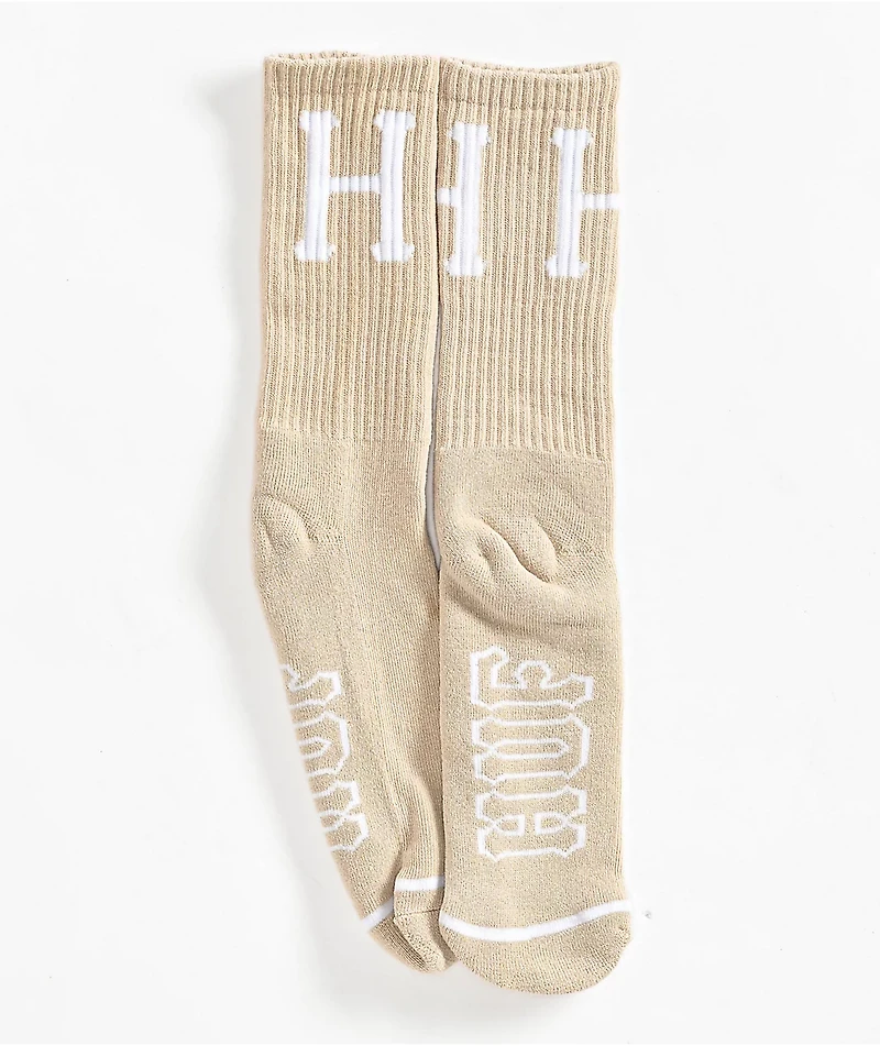 HUF Variety 3 Pack Natural Crew Socks