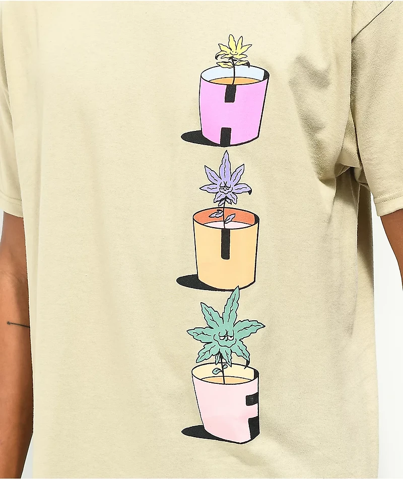 HUF Water Your Garden Sand T-Shirt