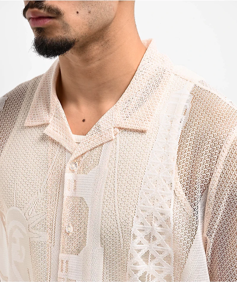 HUF World Tour Lace Short Sleeve Button Up Shirt