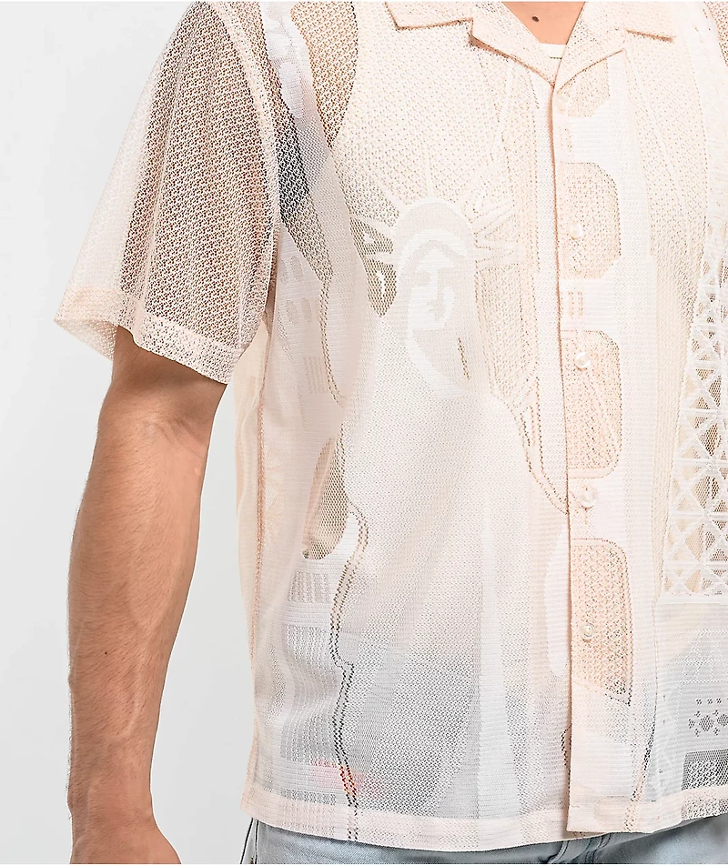 HUF World Tour Lace Short Sleeve Button Up Shirt
