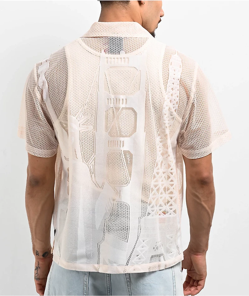 HUF World Tour Lace Short Sleeve Button Up Shirt
