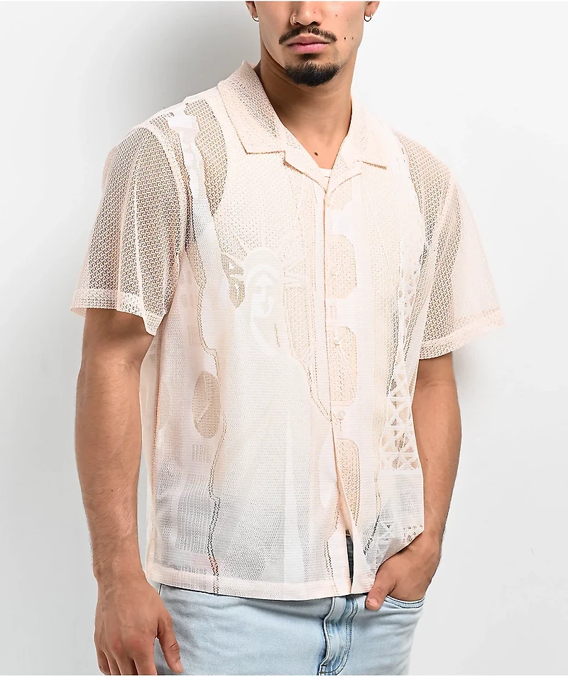 HUF World Tour Lace Short Sleeve Button Up Shirt