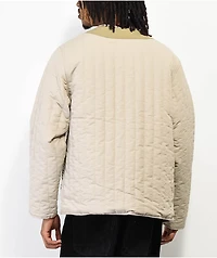 HUF Worldwide Beige Reversible Jacket