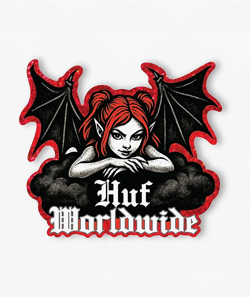 HUF Worldwide Chaos Sticker