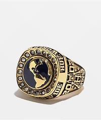HUF Worldwide Gold Ring