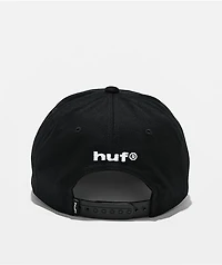 HUF X ALIENS Black Snapback Hat