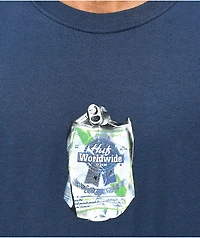 HUF X PBR Crushed Can Navy T-Shirt