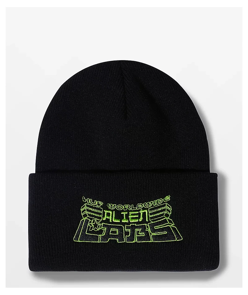 HUF x Alien Labs Black Beanie