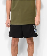 HUF x Alien Labs Black Mesh Basketball Shorts