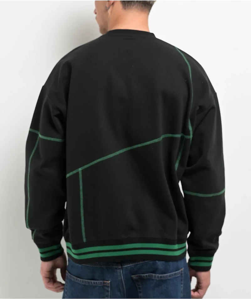 HUF x Bronze 56K Hufware Black Crewneck Sweatshirt