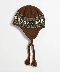 HUF x Bronze 56K Hufware Brown Flap Beanie
