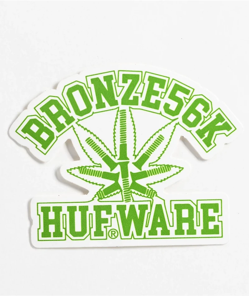 HUF x Bronze 56K Hufware Sticker