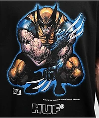 HUF x Deadpool Brooding Black T-Shirt