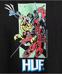 HUF x Deadpool Hack N' Slash Black T-Shirt