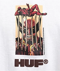 HUF x Deadpool Teammates White T-Shirt