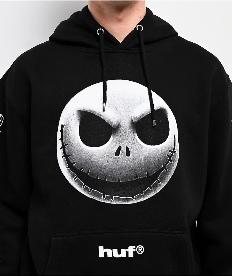 HUF x Disney Jack Skellington Black Hoodie