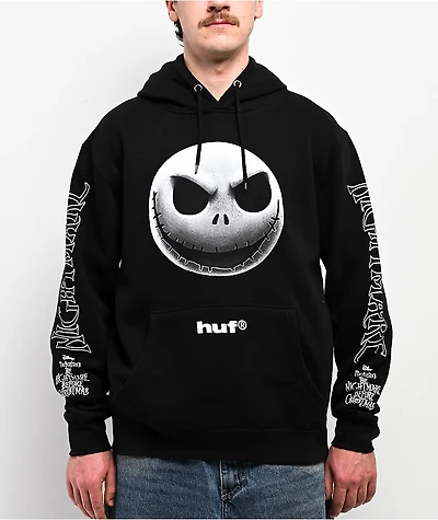 HUF x Disney Jack Skellington Black Hoodie