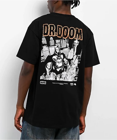 HUF x Fantastic 4 Dr. Doom Black T-Shirt